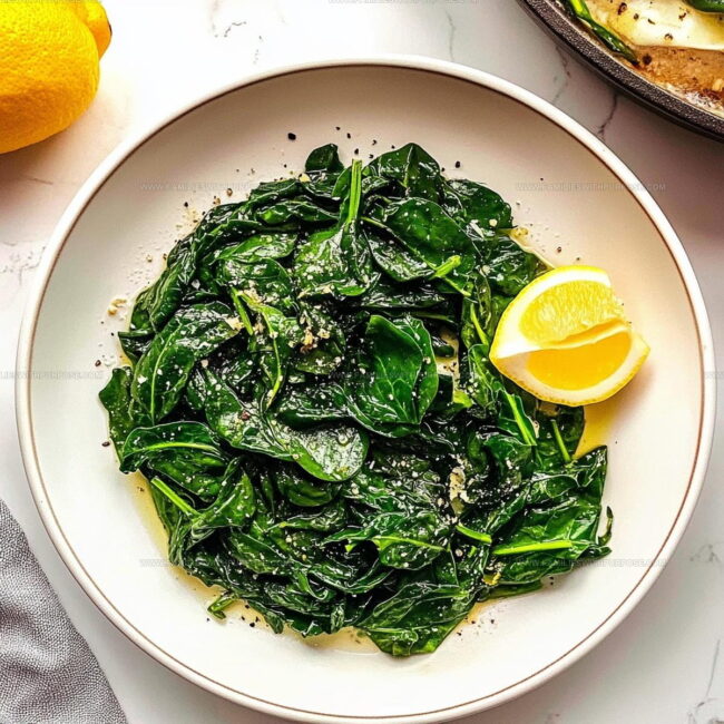 How to Sauté Spinach Properly