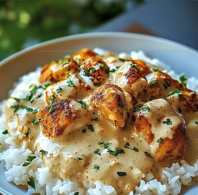 Cooking Steps for Smothered Chicken and Rice