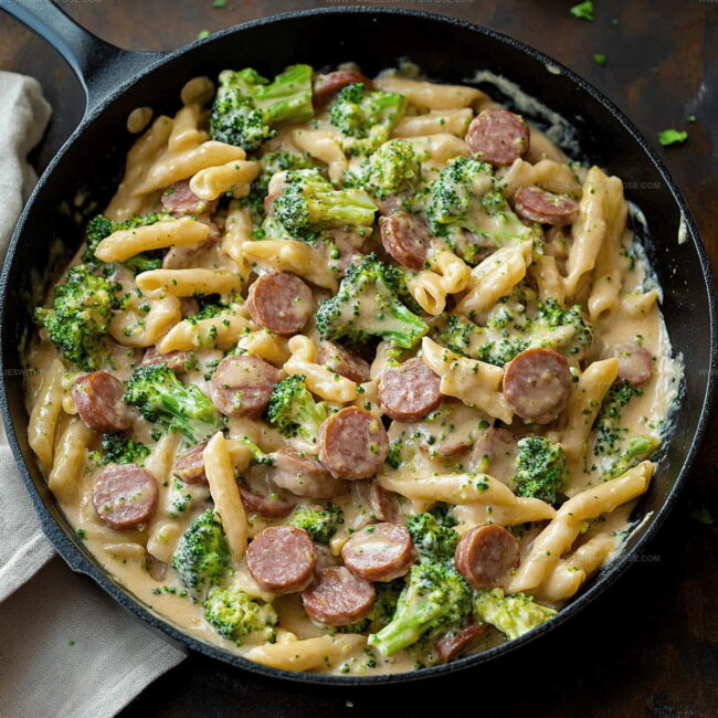 How to Prepare Creamy Kielbasa Broccoli Skillet