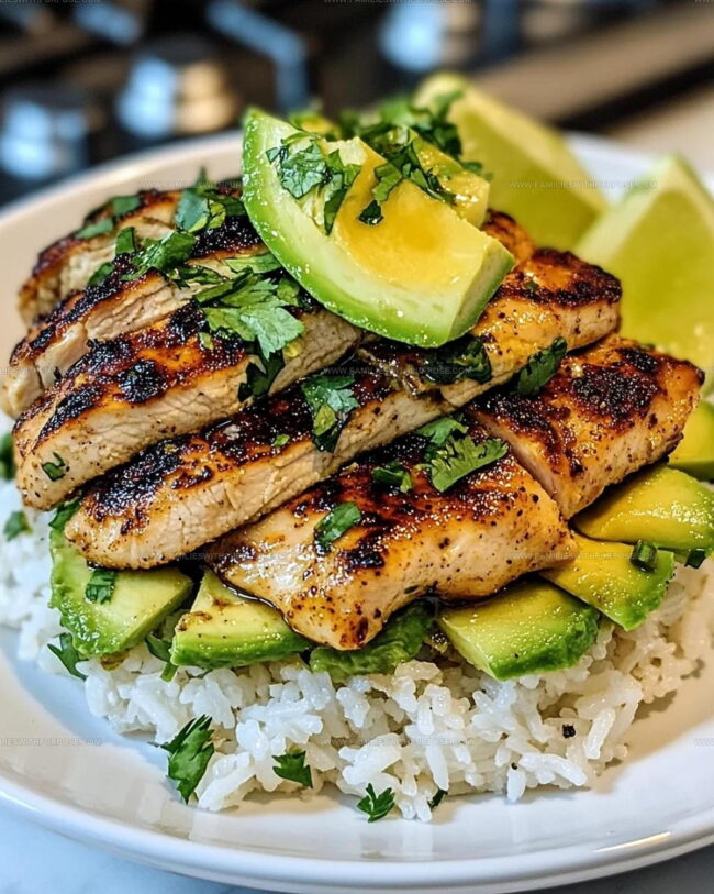 Easy Instructions for Honey Lime Chicken Rice Stack