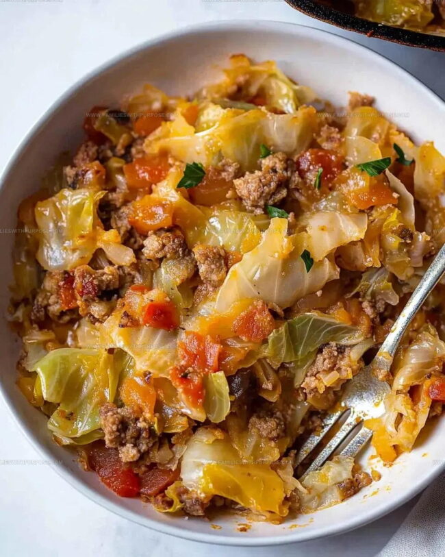 Directions for Cabbage Roll Casserole