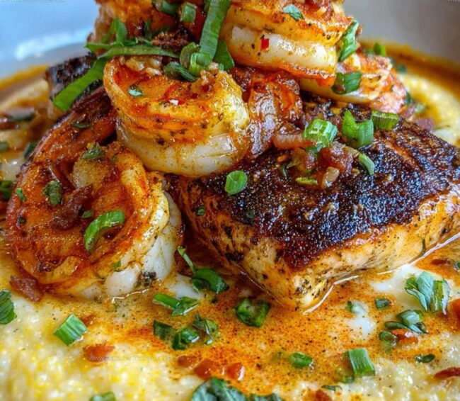 How to Cook Red Snapper Shrimp Grits Cajun Style