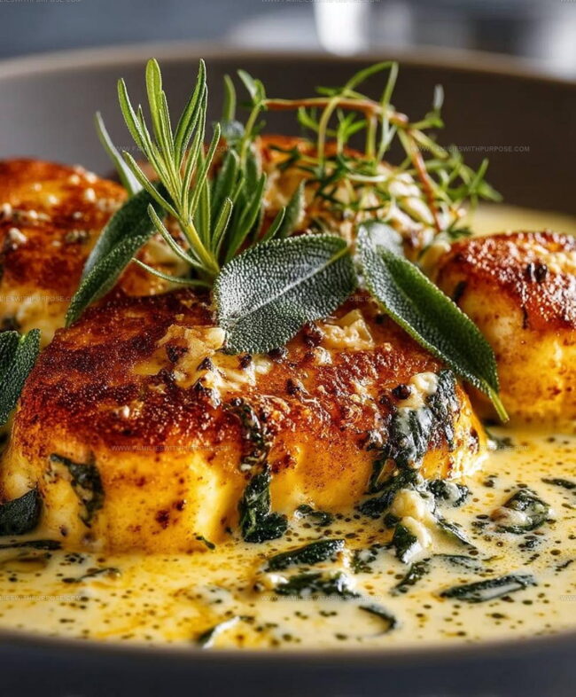 Step-by-Step Preparation Method for Creamy Sage Chicken