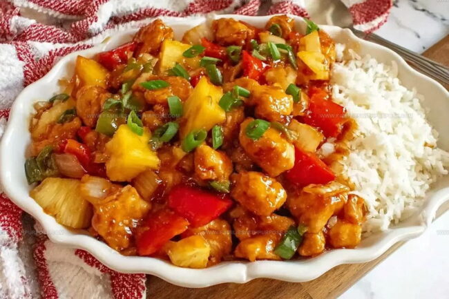 Preparing Sweet and Sour Chicken Step by Step