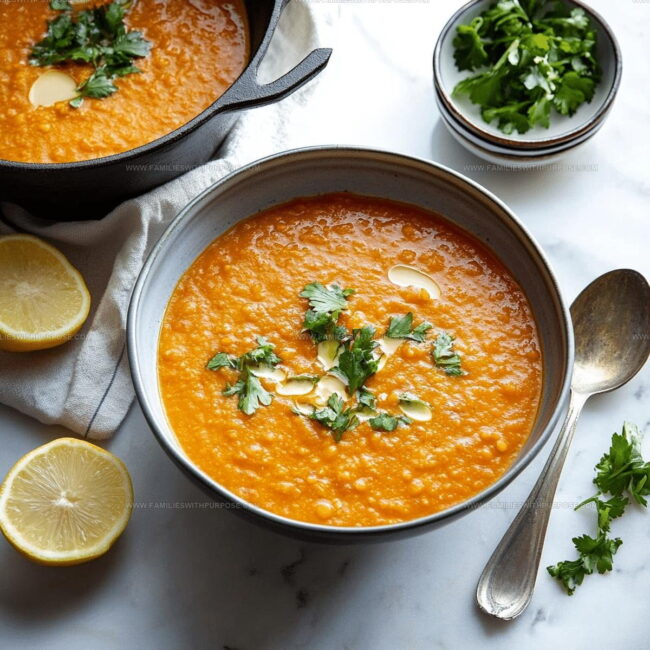 Cooking Method for Red Lentils