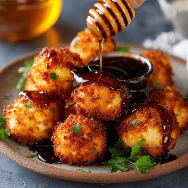 Cooking Method for Fried Goat Cheese Balls With Spicy Honey