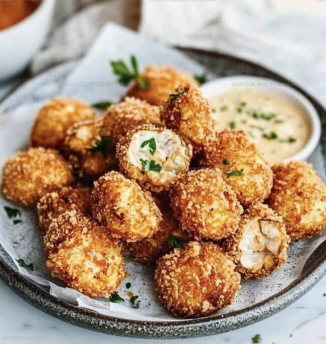 Why Fried Mushrooms With Parmesan Feel Crispy