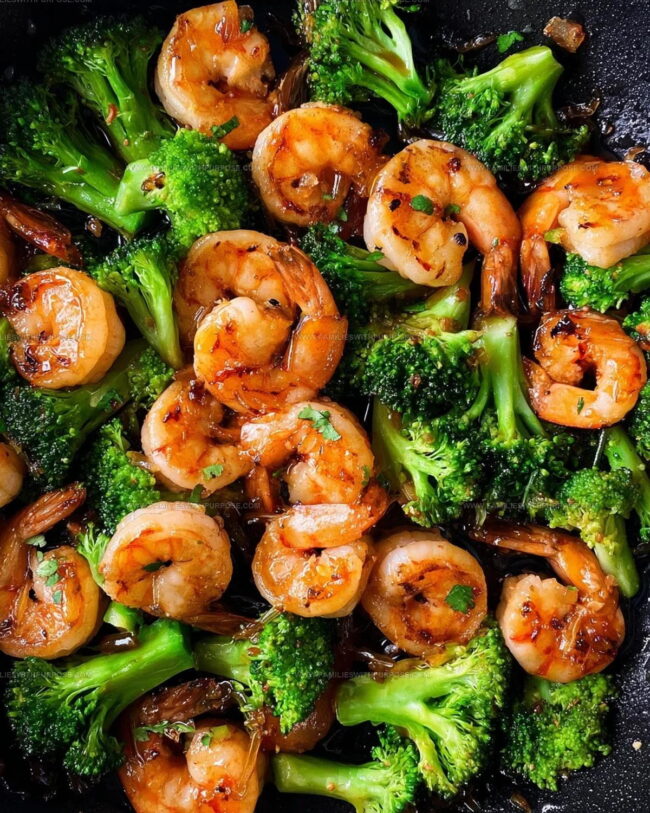 How To Make Honey Garlic Butter Shrimp & Broccoli