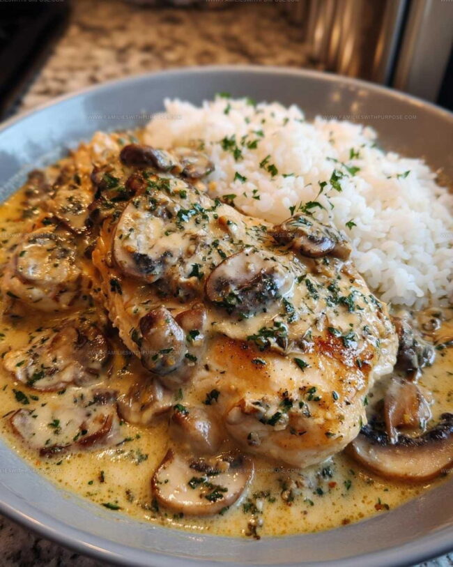 How To Simmer Creamy Smothered Chicken and Rice