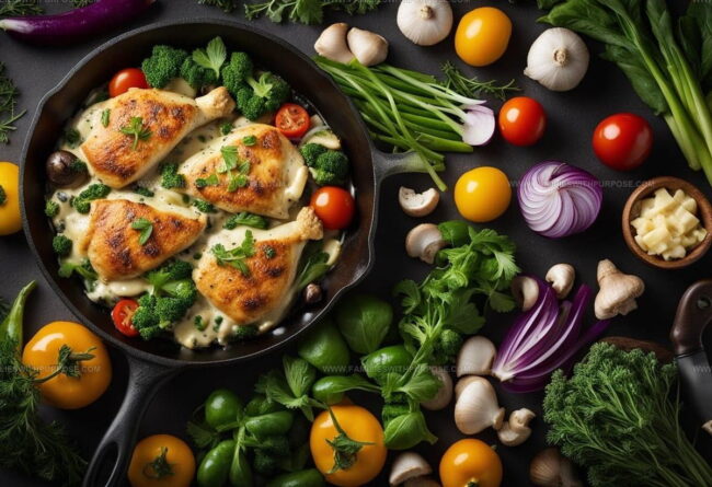 Creamy Smoked Gouda Chicken and Mushrooms with Flavor Options