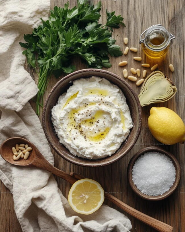 What Are the Ingredients for Lemon Whipped Ricotta