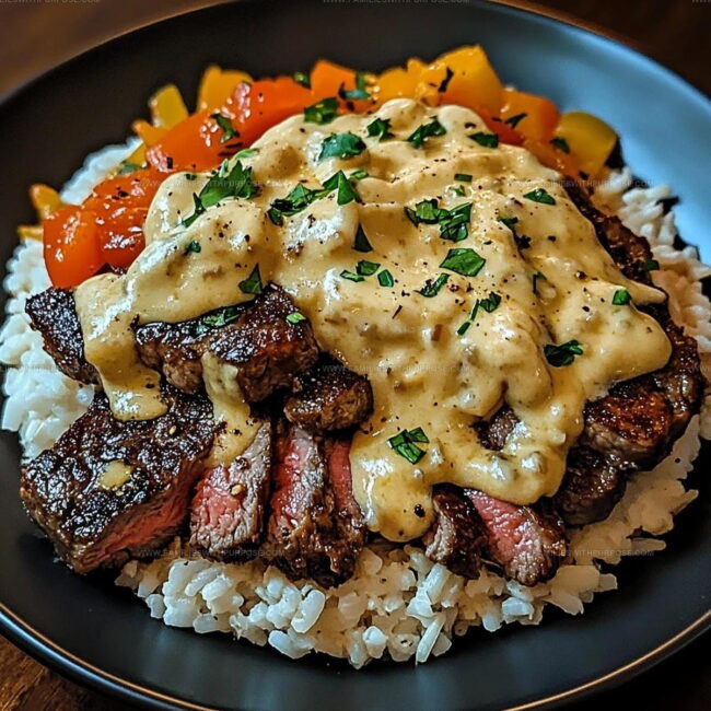 Directions For Steak and Queso Rice