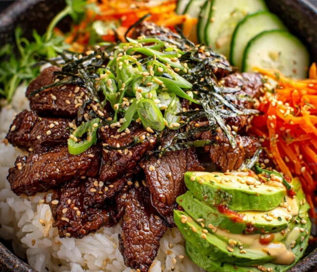 How to Make Korean BBQ Beef Rice Stack at Home