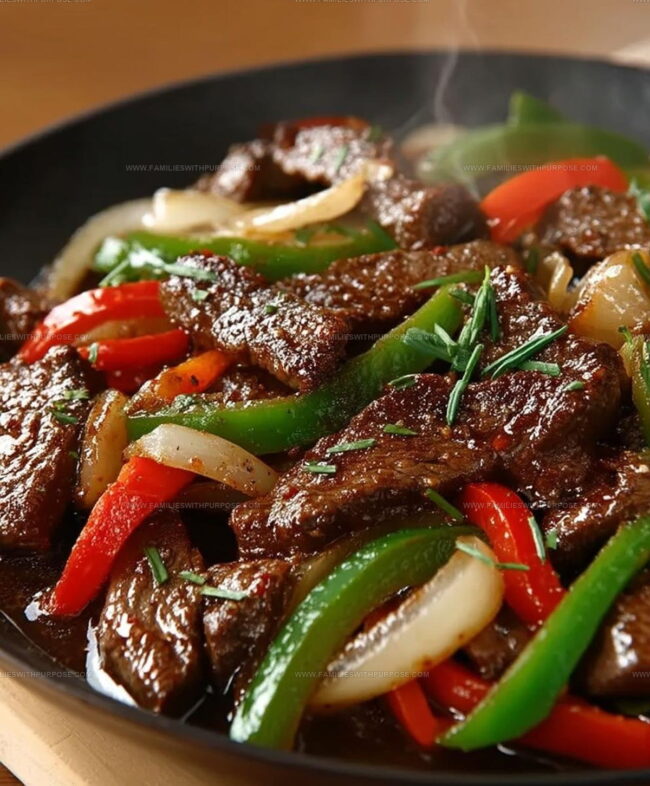 Stir-Fry Cooking Guide for Chinese Pepper Steak and Onions