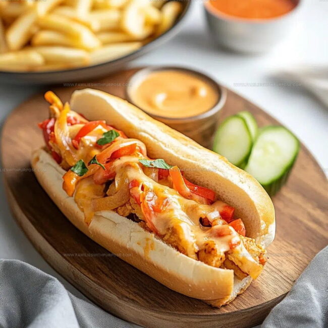 Assembly Maneuvers To Perfect A Buffalo Chicken Cheesesteak
