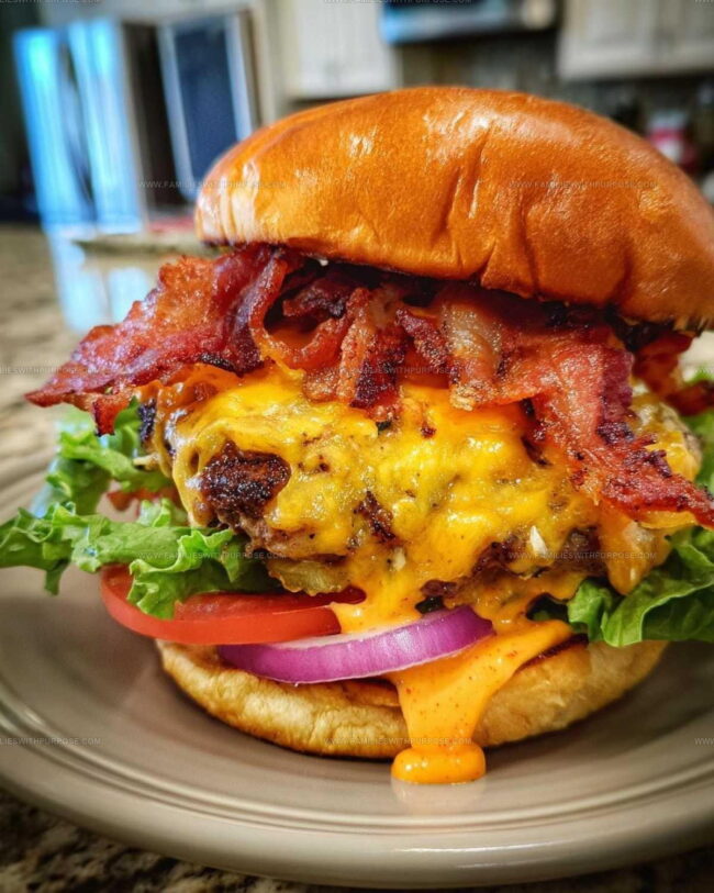 Steps for Building Bacon Smashburgers with Aioli