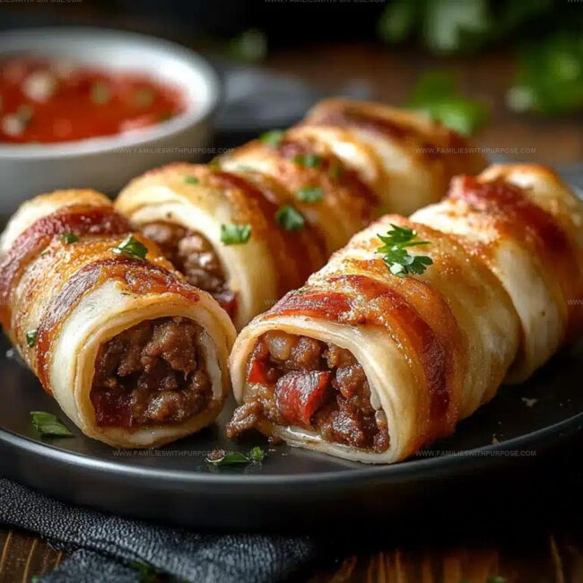 Tender Beef, Smoky Bacon, and Savory Seasonings for These Roll-Ups