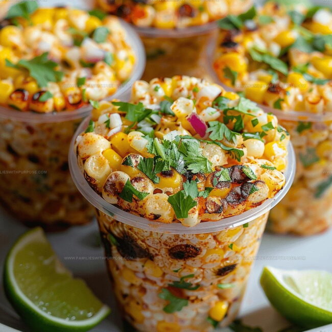 Cooking Method for Mexican Corn in a Cup