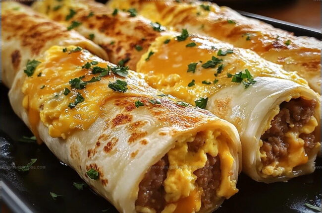 Preparation Steps for Sausage Egg and Cheese Roll Ups