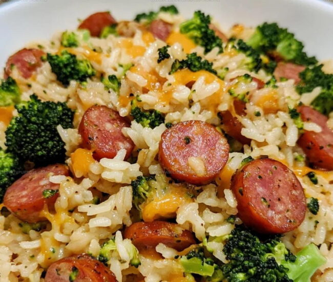 Why Cheesy Kielbasa Rice and Broccoli Skillet Works