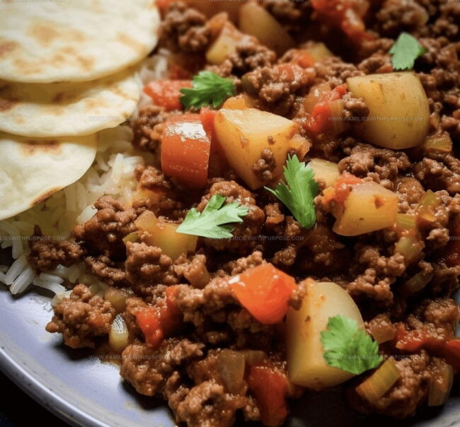Preparing Mexican Picadillo Step by Step