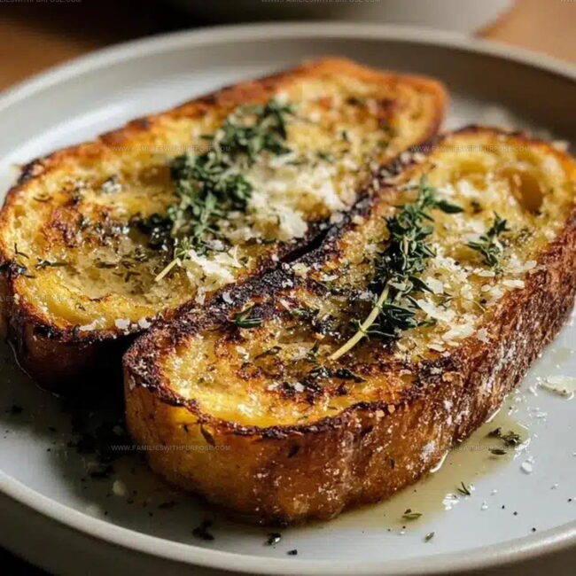 Savory Ingredients For This Thyme Sage & Parmesan French Toast