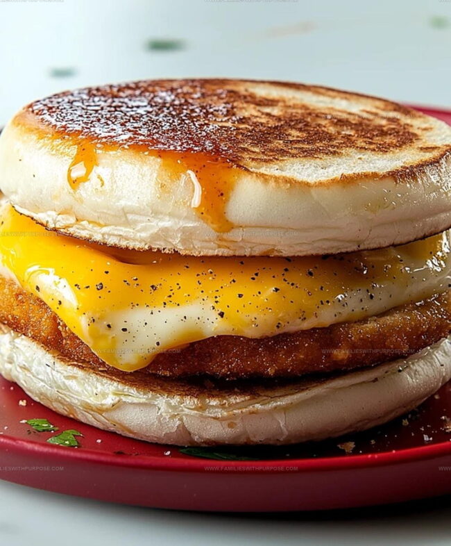 How to Assemble Egg McMuffin Copycat