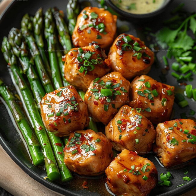 Preparation Steps for Garlic Chicken and Asparagus